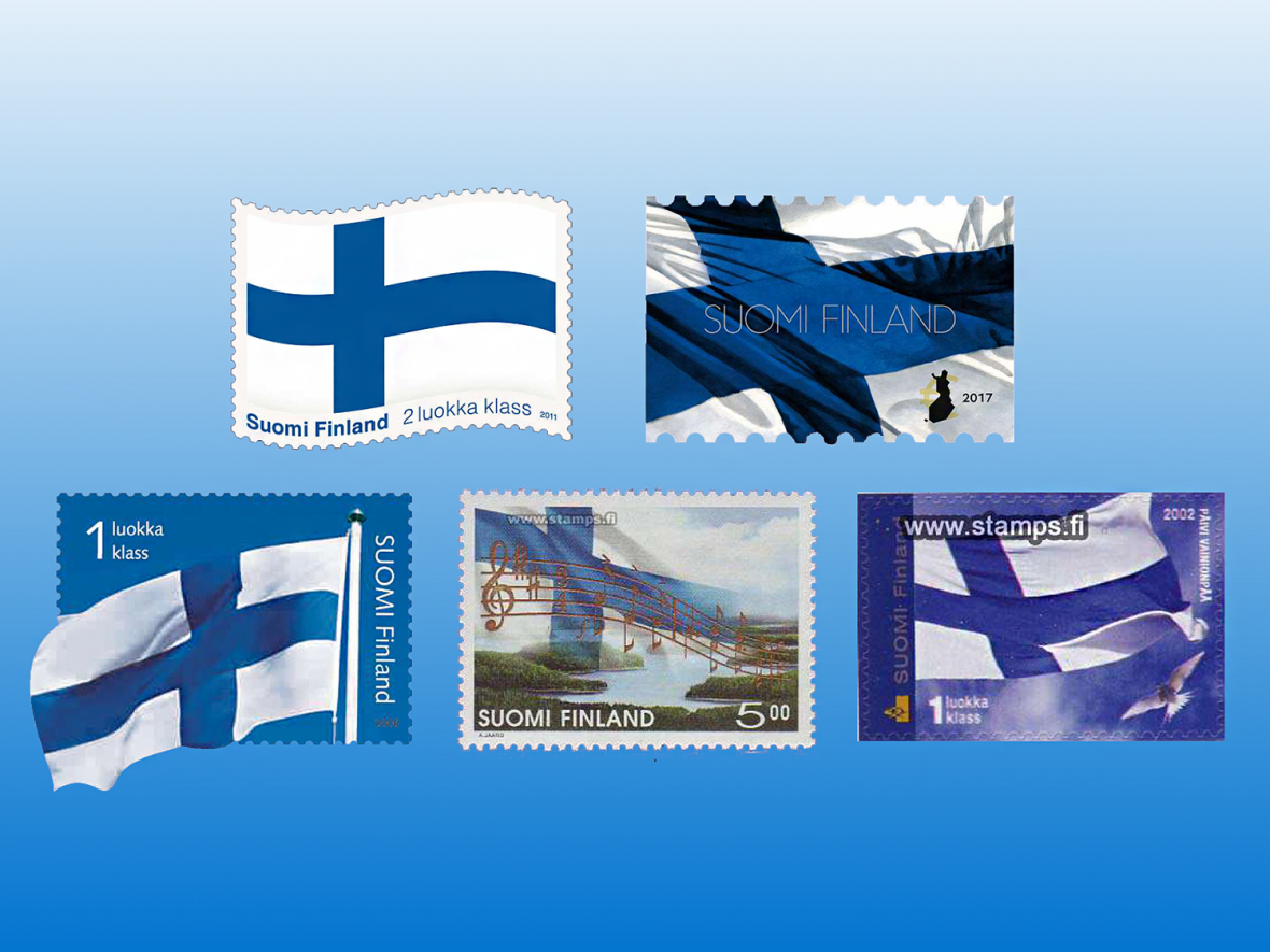 Postimerkkikilpailu: Suomen lippu | Kuvittajat